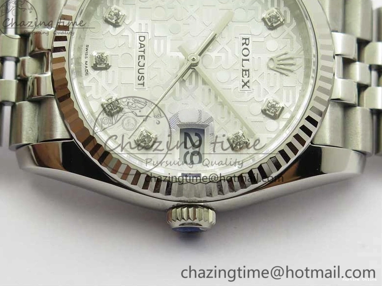 0416 Datejust 36mm 116234 904L SS DJF 1:1 Best Edition Silver Dial Diam Markers On SS Jubilee Bracelet A MoistureWicking 2931